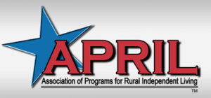 Association of Programs for Rural Independent Living APRIL) logo